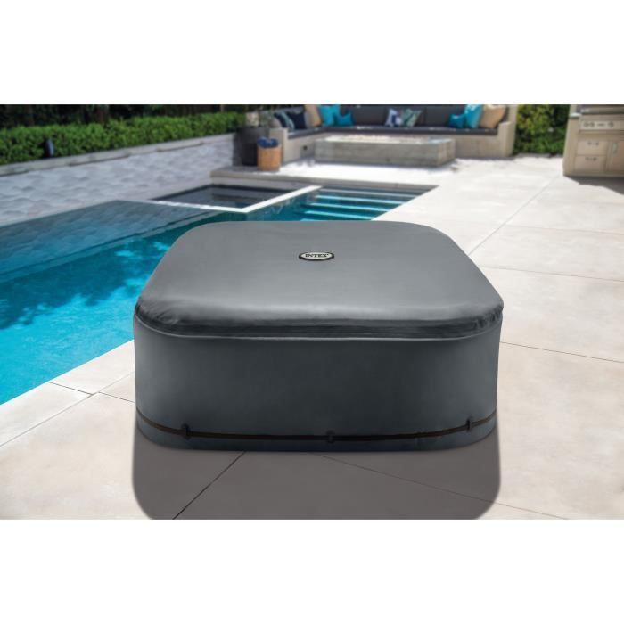Thermal Cover - INTEX - PureSpa Square - 4 places - Prevents heat loss