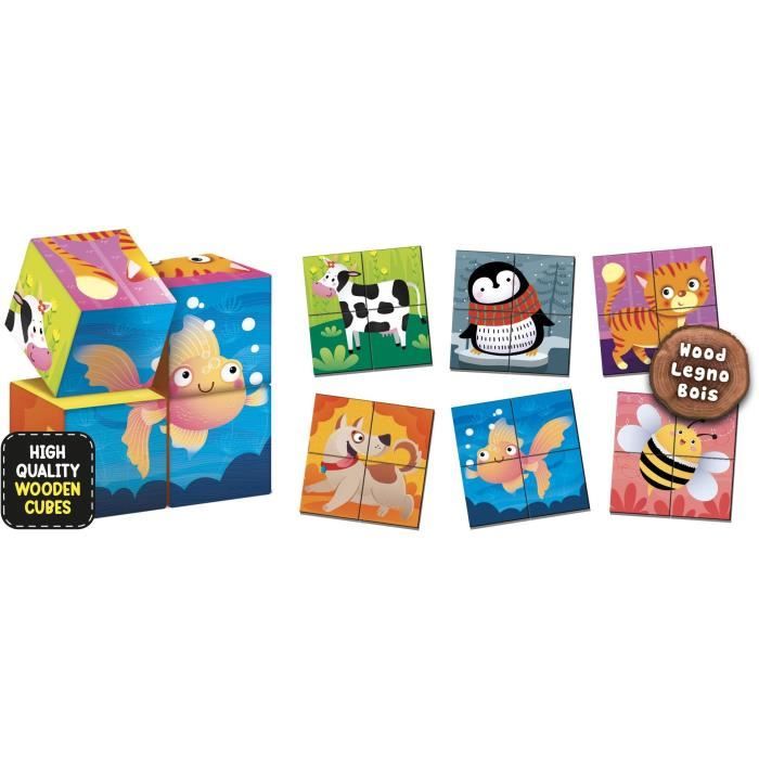 Wooden game for animals and logic - LISCIANI - Dexterity and observation