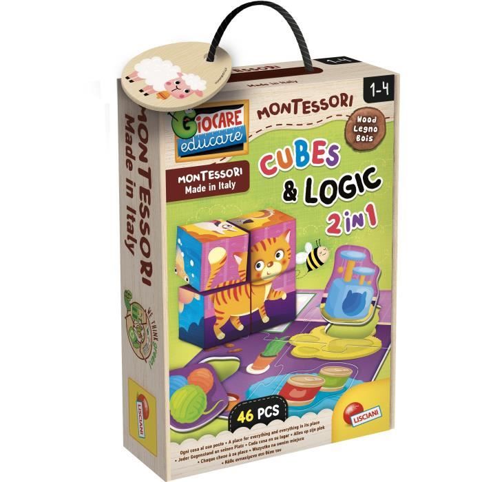 Wooden game for animals and logic - LISCIANI - Dexterity and observation