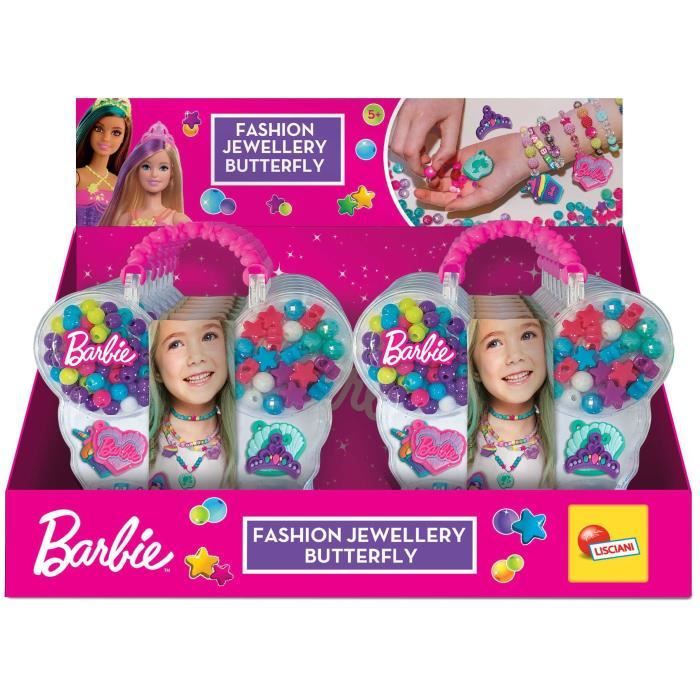 Jewelry Box - LISCIANIGIOCHI - Barbie Butterfly - Ages 8 and up