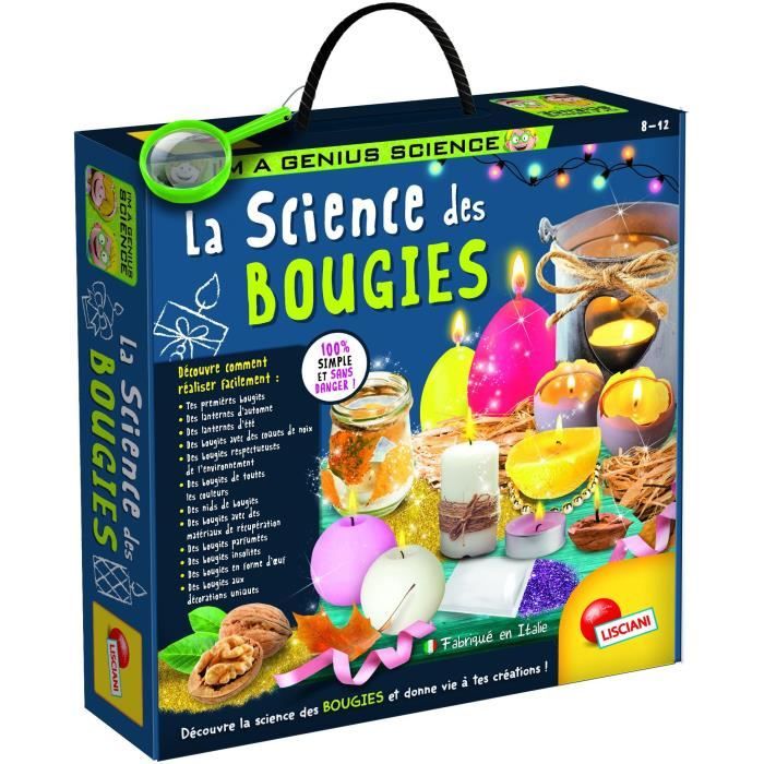 Génius Science - creative hobbies - the science of fun candles - LISCIANI