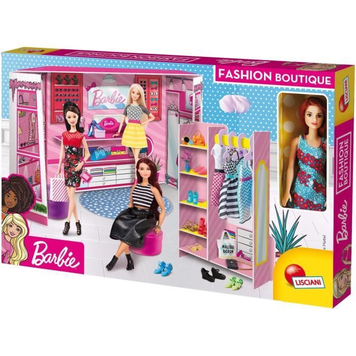 LISCIANI GAMES Barbie Fashion Boutique with Doll