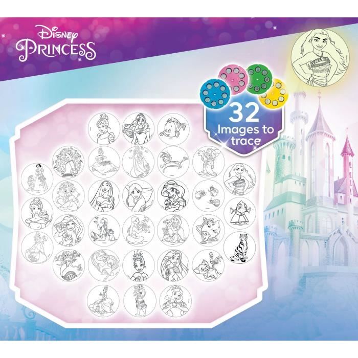 Drawing school projector - Princess - to draw all your favorite Princesses - LISCIANI