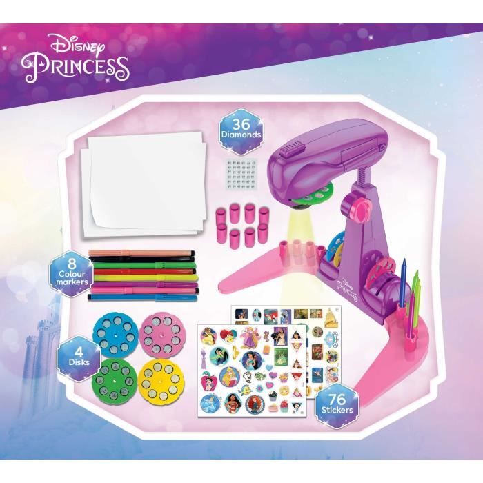 Drawing school projector - Princess - to draw all your favorite Princesses - LISCIANI