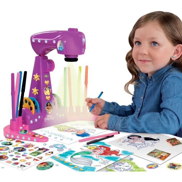 Drawing school projector - Princess - to draw all your favorite Princesses - LISCIANI