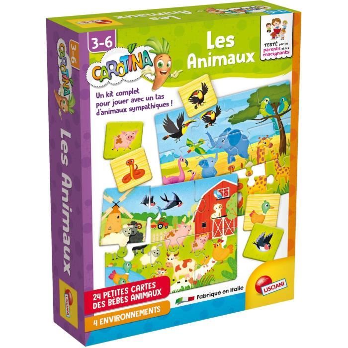 The Animals - Carotina - Learning game - LISCIANI