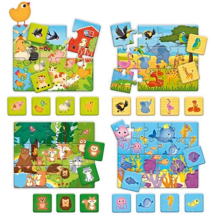 The Animals - Carotina - Learning game - LISCIANI