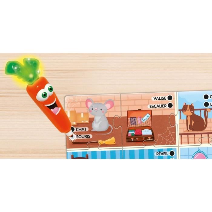 ABC & first words - Carotina - interactive alphabet book - LISCIANI