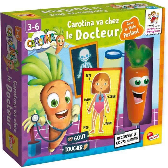 Carotina goes to the doctor - Discover the human body - learning game - LISCIANI