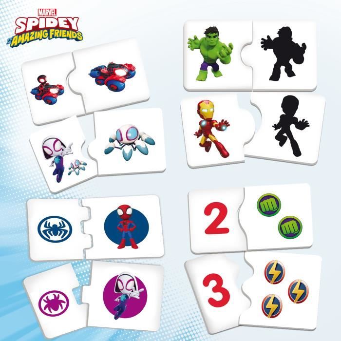 Activity desk with 10 games - Spidey Super desk - Edu games - LISCIANI