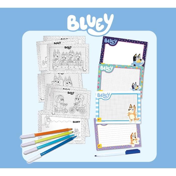 Drawing school - Bluey drawing school - to learn to draw - LISCIANI