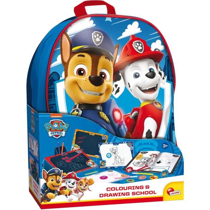 Coloring backpack and drawing school - Paw Patrol - LISCIANI