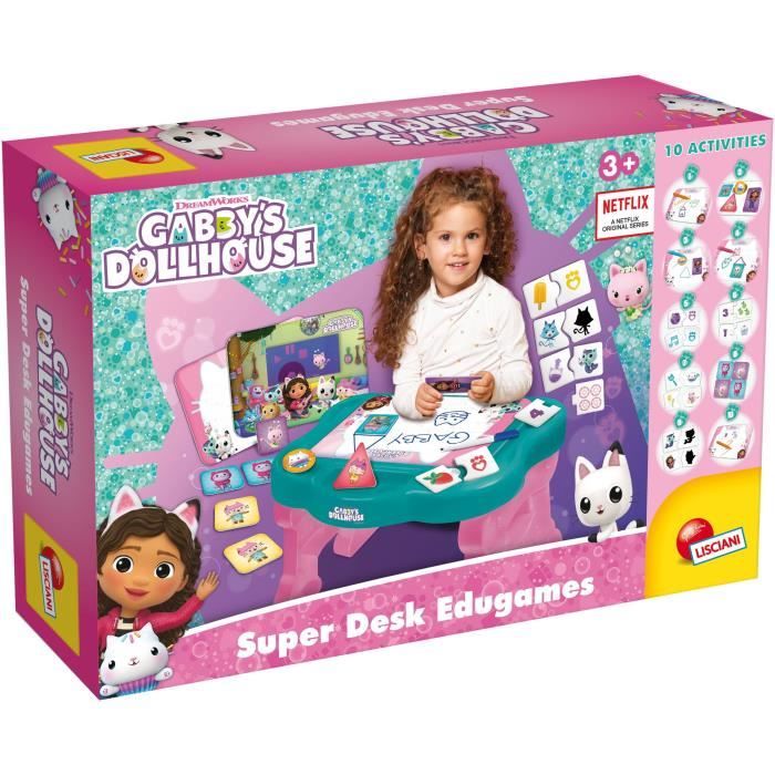 Gabby Dollhouse Educational Table - LISCIANI - More than 10 fun and easy games