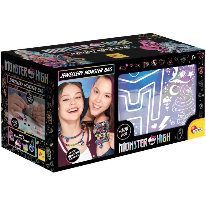 Monster High Sparkling Jewelry Pouch - LISCIANI - Create Fantastic Bracelets and Necklaces