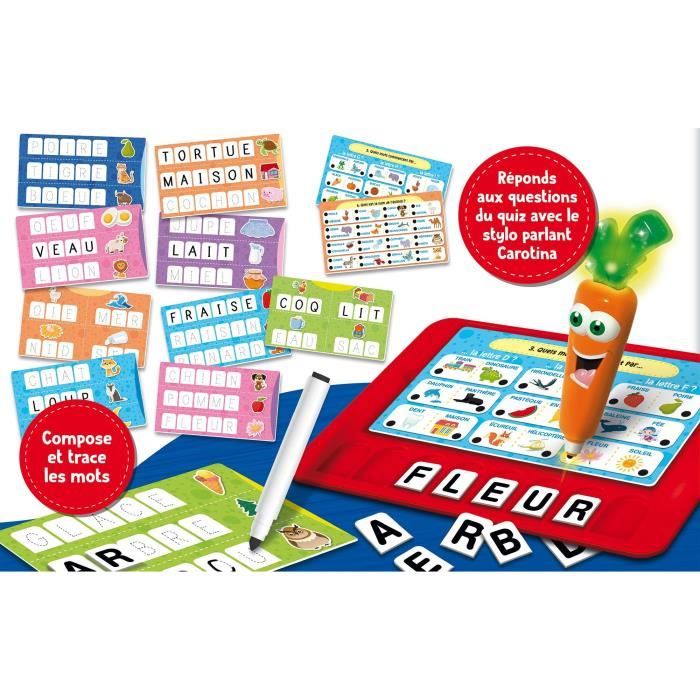 Carotina writing tablet to enrich vocabulary - LISCIANI - Bright and talking
