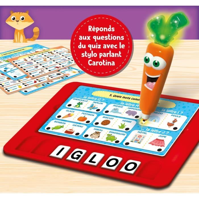 Carotina writing tablet to enrich vocabulary - LISCIANI - Bright and talking