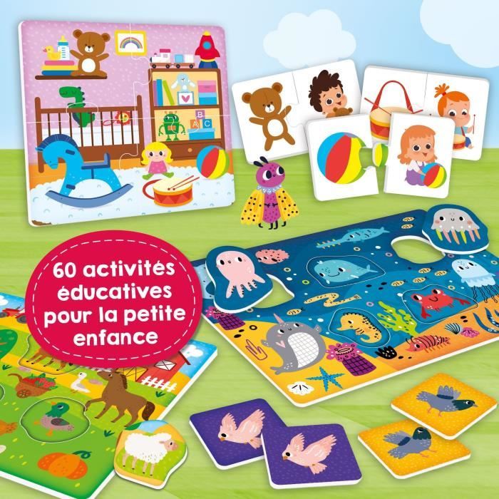 Collection of educational games for toddlers - LISCIANI - Sixty activities for development