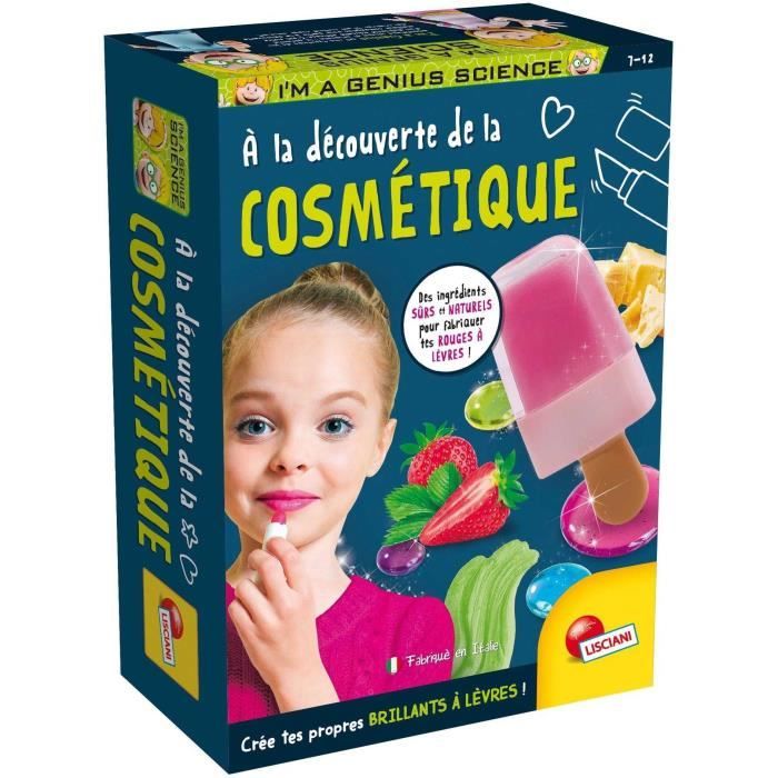 Cosmetic Discovery - Scientific Kit - I'M A GENIUS POCKET - Natural Ingredients, Varied Recipes