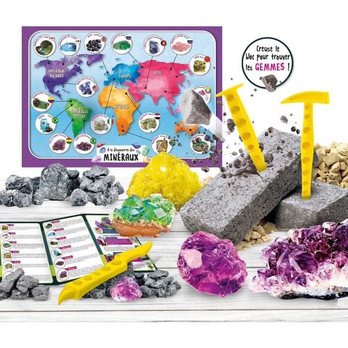 Mineral Discovery - Science Kit - I'M A GENIUS POCKET - Digging Block
