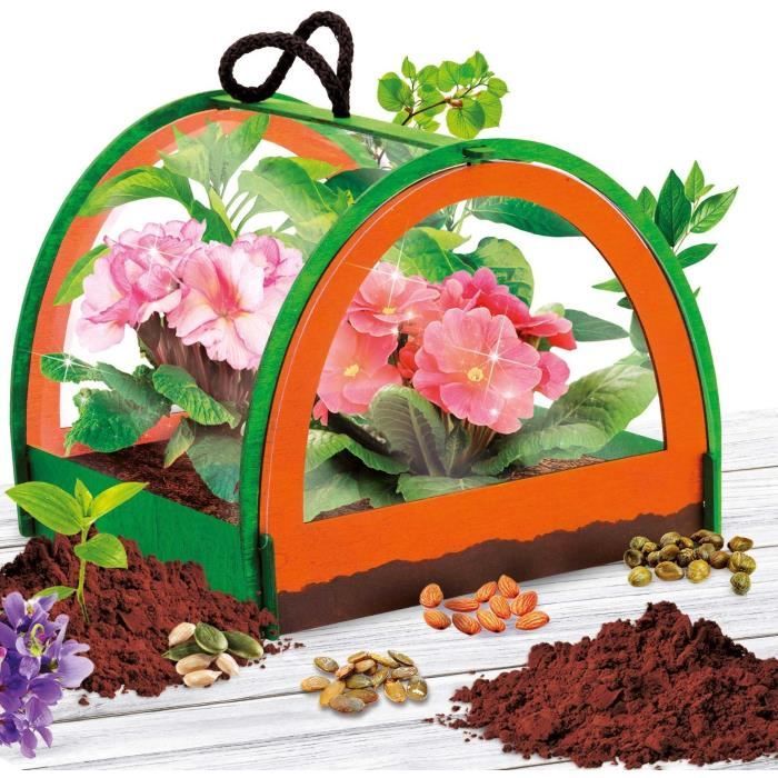 Botany Discovery - Science Kit - I'M A GENIUS POCKET - Miniature Greenhouse, Botanical Experiments