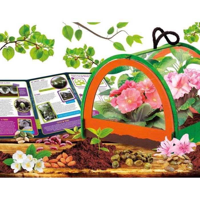 Botany Discovery - Science Kit - I'M A GENIUS POCKET - Miniature Greenhouse, Botanical Experiments
