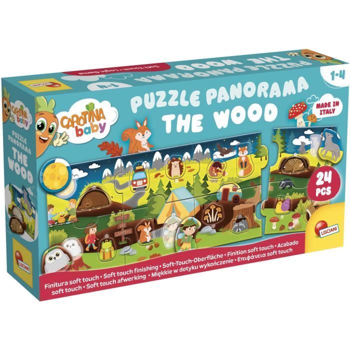 The Woods - Panoramic Puzzle - CAROTINA BABY - Development of logic, Fine motor skills