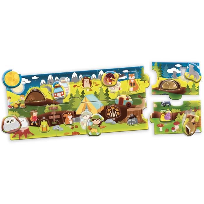 The Woods - Panoramic Puzzle - CAROTINA BABY - Development of logic, Fine motor skills
