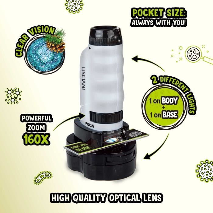 Portable Microscope - I'M A GENIUS - Powerful Magnification