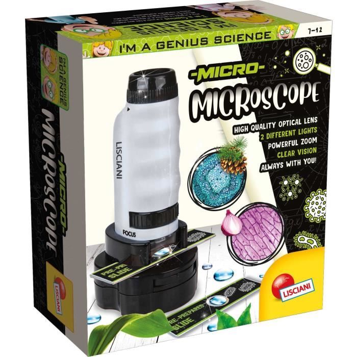 Portable Microscope - I'M A GENIUS - Powerful Magnification