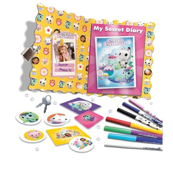Secret Diary with Fluorescent Pens - LISCIANI - Keep your secrets safe
