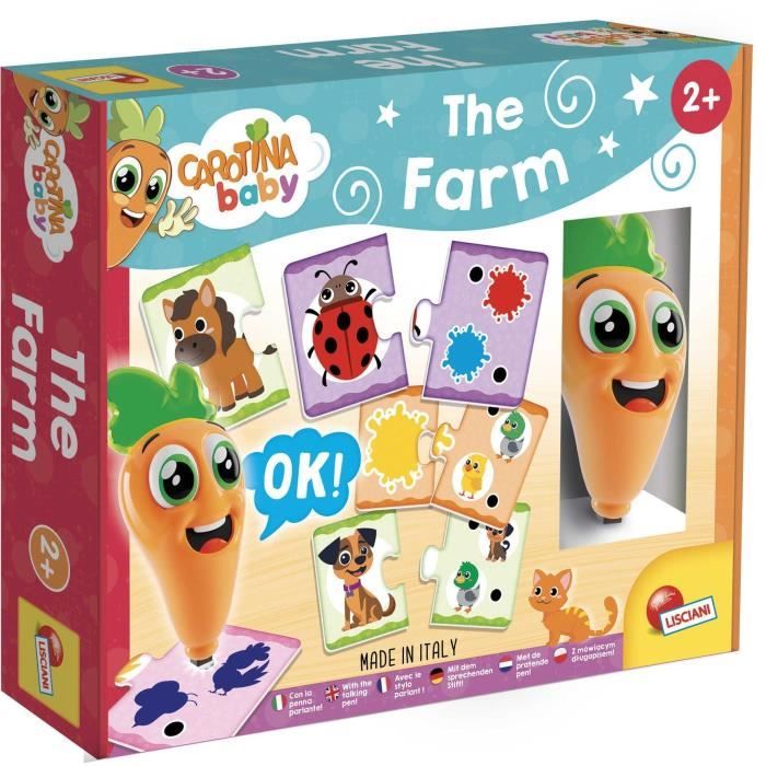 The Farm - Talking Pen - CAROTINA BABY - Farm Discovery, Interactive Pen