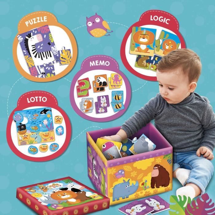 Super Box - CAROTINA BABY - Educational games, Giant format