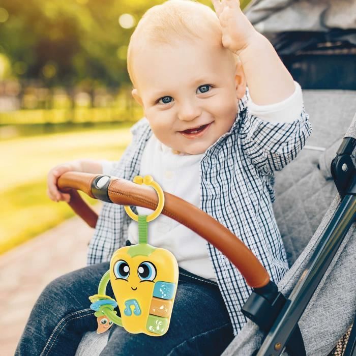 Pepper - Electronic Rattle - CAROTINA BABY - Happy Sounds and Melodies, Teething Rings