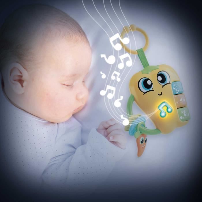 Pepper - Electronic Rattle - CAROTINA BABY - Happy Sounds and Melodies, Teething Rings