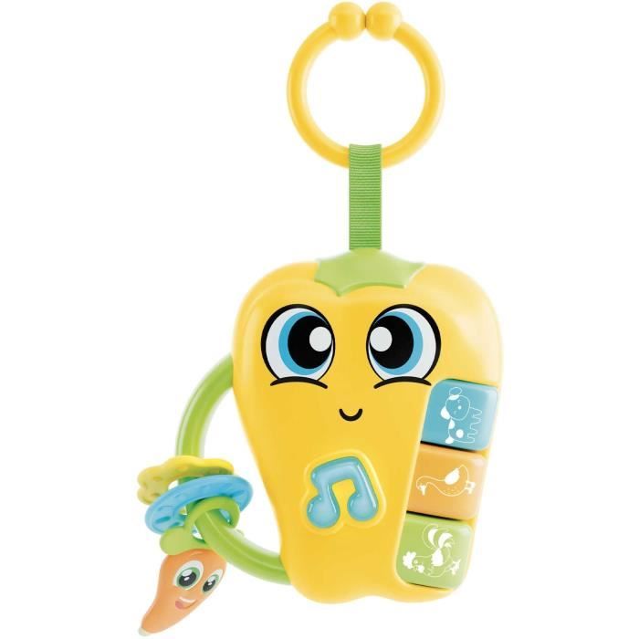 Pepper - Electronic Rattle - CAROTINA BABY - Happy Sounds and Melodies, Teething Rings