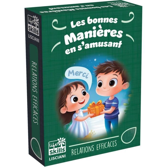 Good Manners Card Game - Educational Game - LIFE SKILLS - Illustrated Cards