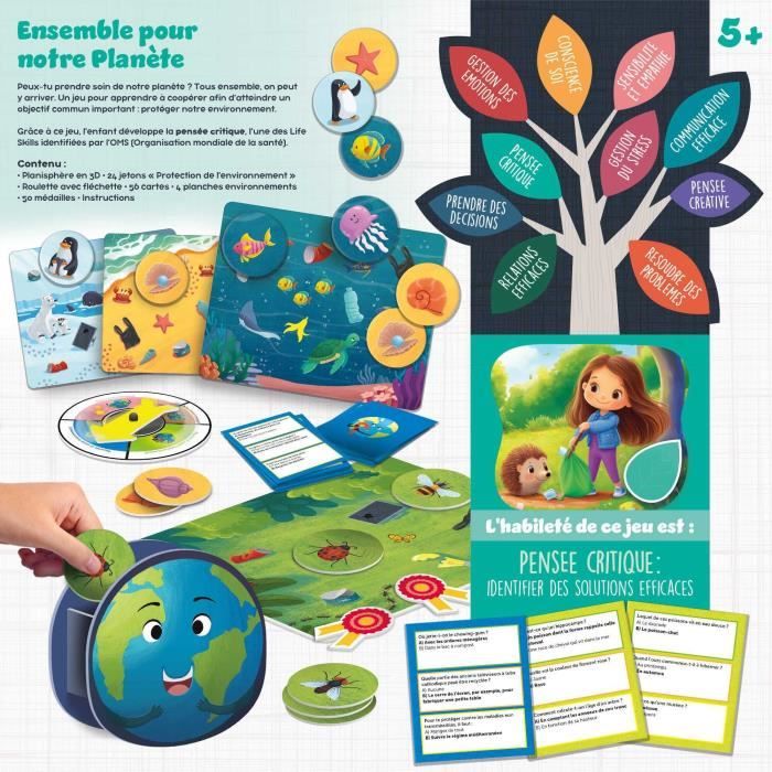 Together for the Planet - Board Game - LIFE SKILLS - Illustrated Board