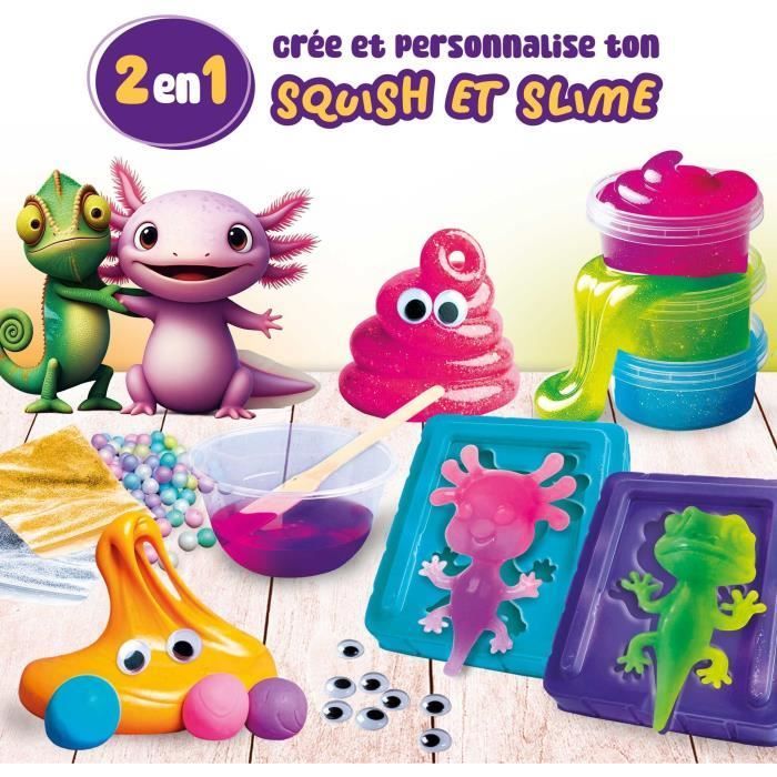 Squish and Slime - Science Kit - SLUMI SCIENCE  - Assorted Components, Illustrated Recipes