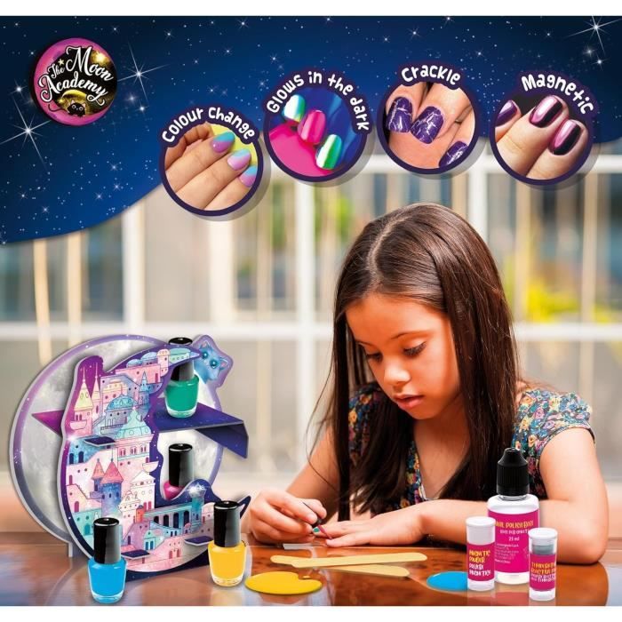 Nail Art - Creative Leisure Kit - THE MOON ACADEMY - Components for Nail Polish, Nail Polish Bottles