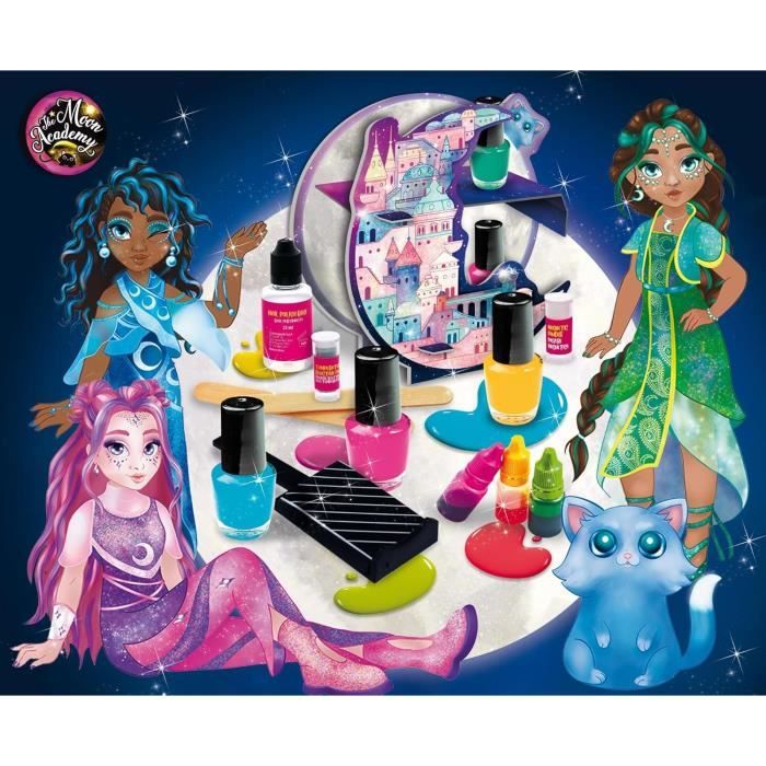 Nail Art - Creative Leisure Kit - THE MOON ACADEMY - Components for Nail Polish, Nail Polish Bottles