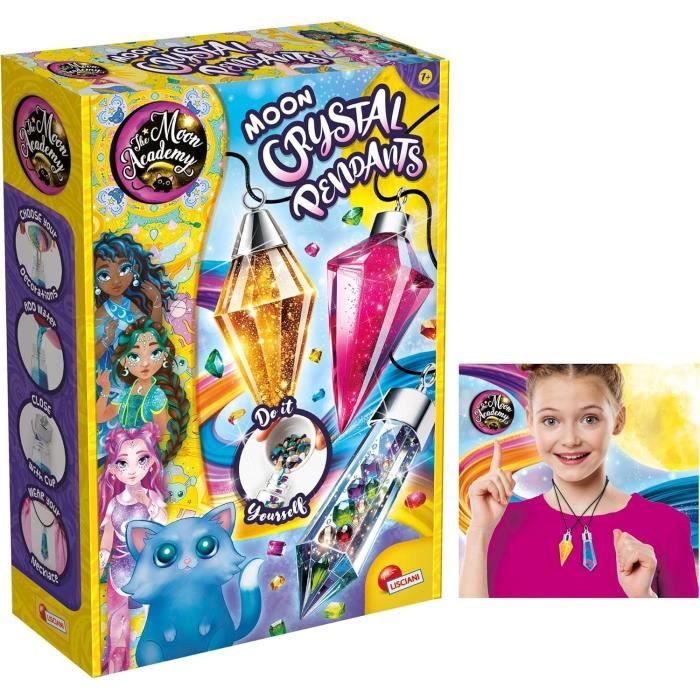 Magic Crystals - Creative Kit - THE MOON ACADEMY - Glitter, Stones and Bases Included