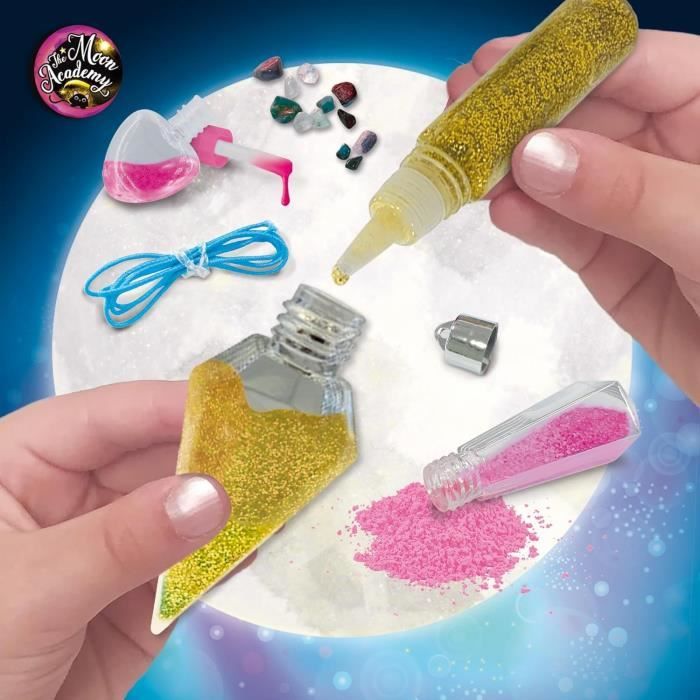 Magic Crystals - Creative Kit - THE MOON ACADEMY - Glitter, Stones and Bases Included
