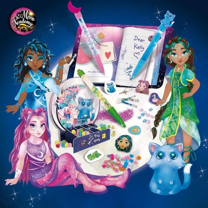 Magic Pens and Diary - Creative Kit - THE MOON ACADEMY - Personalized Pens, Journal Included