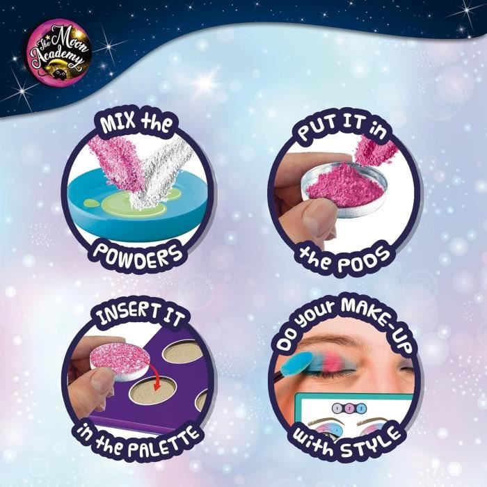 Eyeshadow - Creative Leisure Kit - THE MOON ACADEMY - Components for Eyeshadows, Eyeshadow Cases
