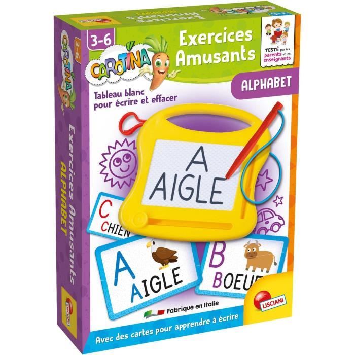 Alphabet - Mini magic slate - CAROTINA - Alphabet learning