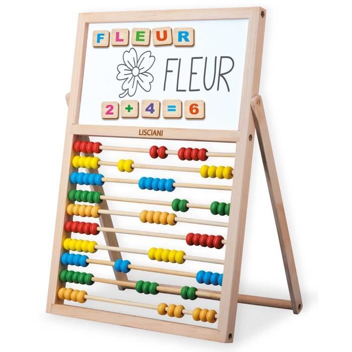 My First Skills Easel - Montessori Game - MONTESSORI - Double-Sided Board, Magnetic Letters and Numbers