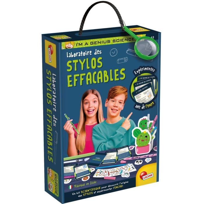 Erasable Pen Lab - Science Kit - I'M A GENIUS - Customizable Pens, Ink Experiments