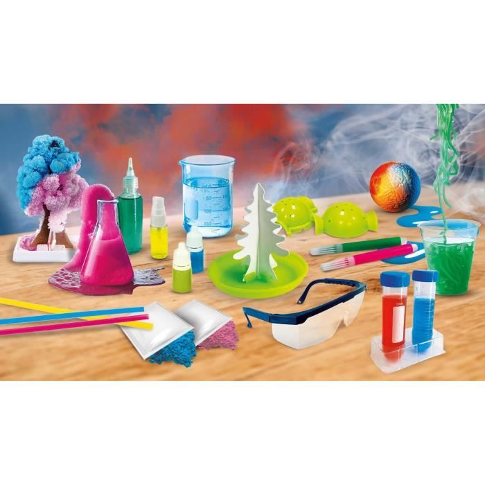 Super Reactions Lab - Science Kit - I'M A GENIUS - 30 Experiments, Surprising Effects
