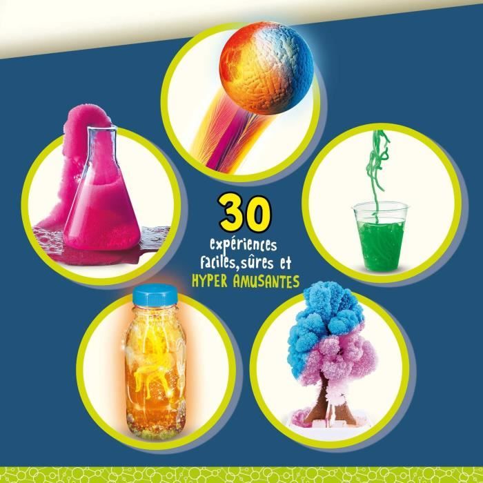 Super Reactions Lab - Science Kit - I'M A GENIUS - 30 Experiments, Surprising Effects