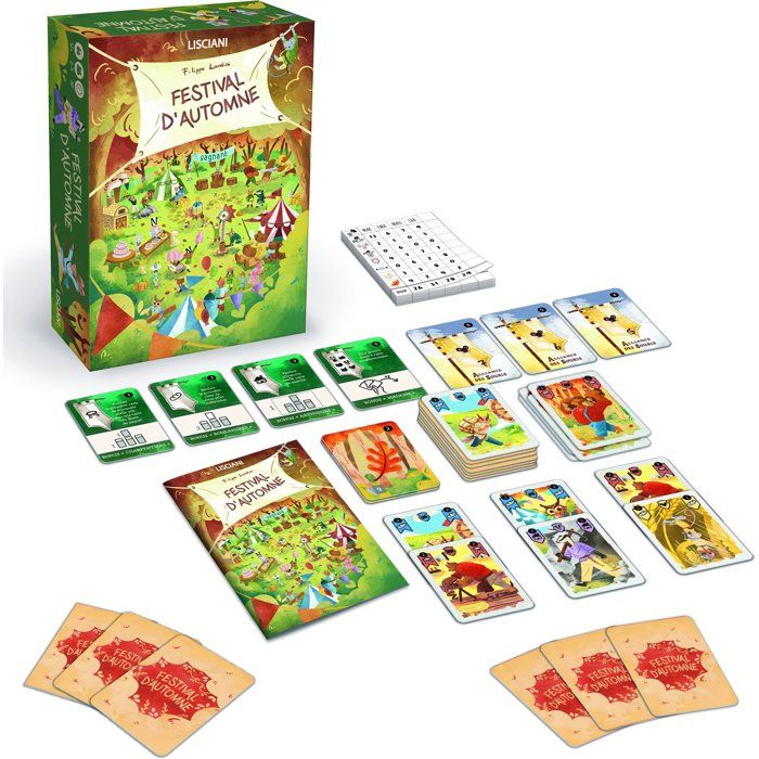 Autumn Clash - Strategic Card Game - LISCIANI - Forest Setting